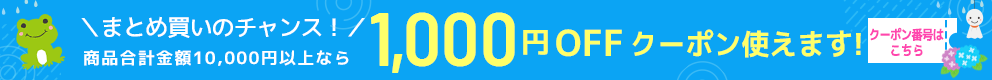1,000OFFクーポンでさらに激安