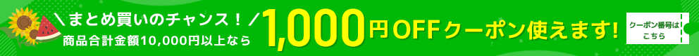 1,000OFFクーポンでさらに激安