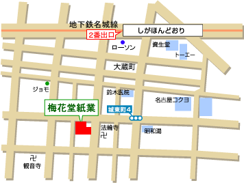 梅花堂地図